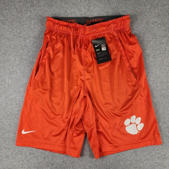 NEW Clemson Tigers Shorts Nike‎ Dri-fit Fly Short 2.0 Orange Men's Small - Picture 1 of 7